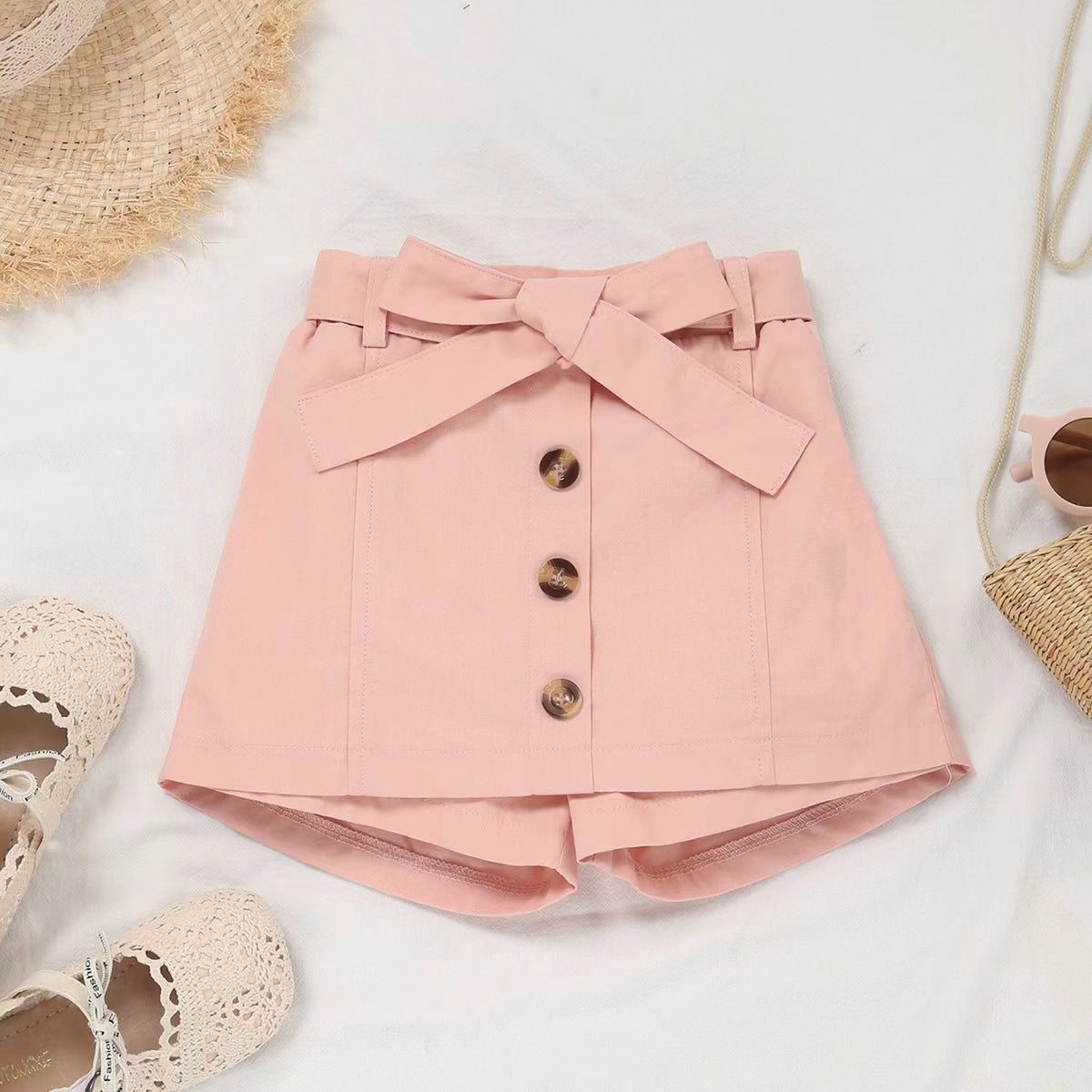 Peach Short and Crop Top set